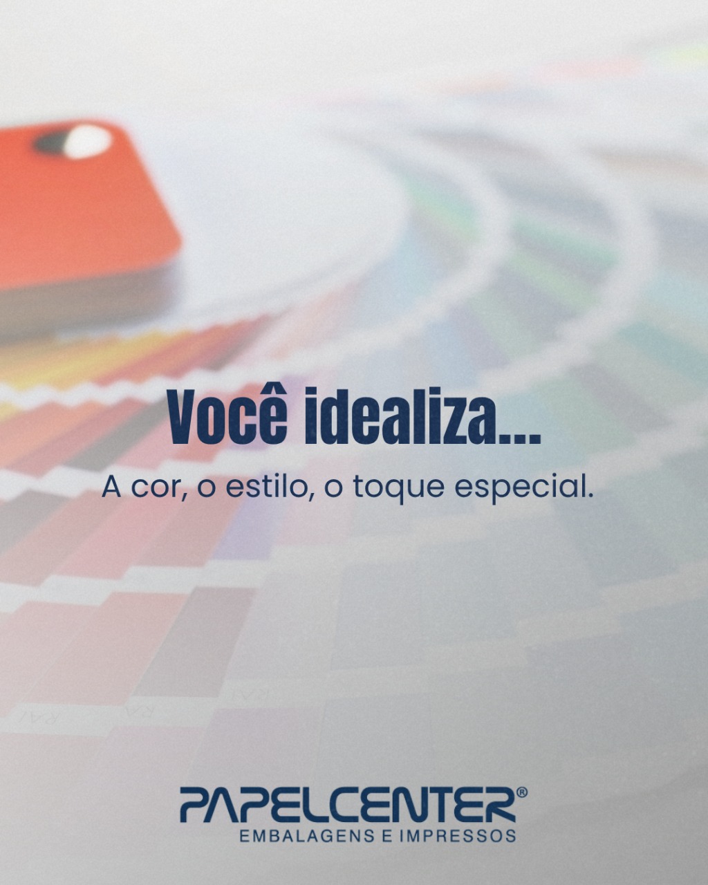 Sacola colorida para varejo